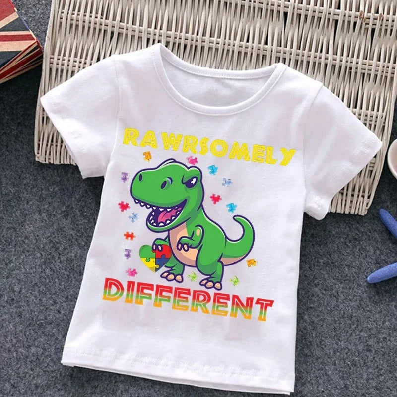 Boys With Autism T-shirt Puzzle Top Best YouTube Store