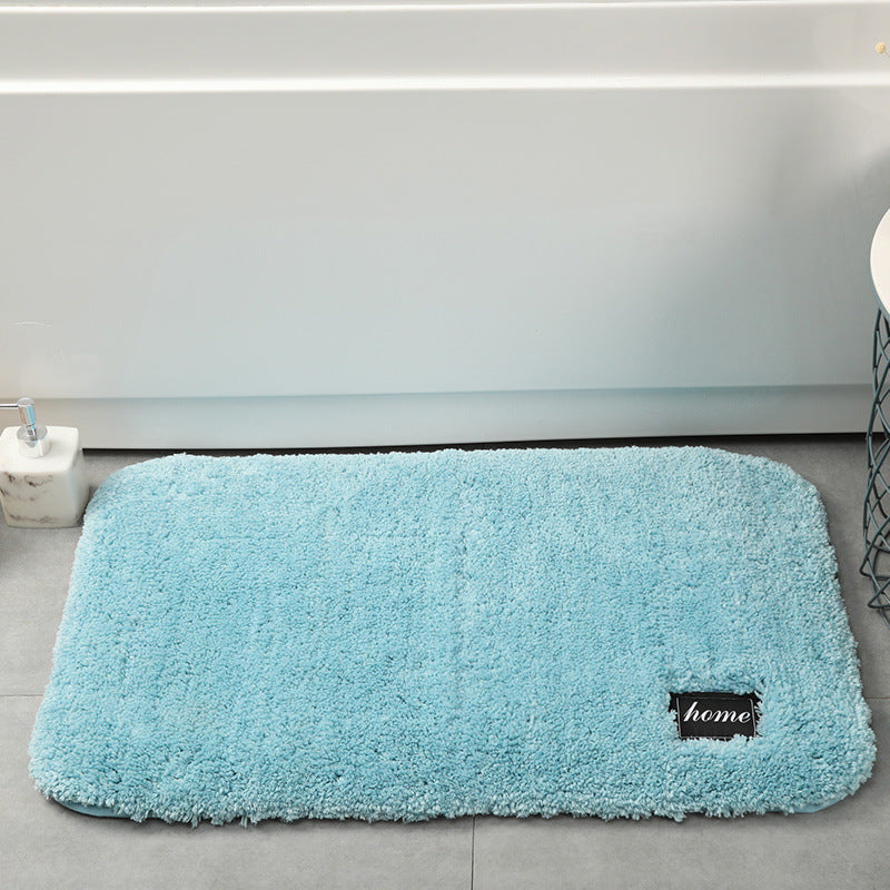 Bathroom absorbent thickened floor mat