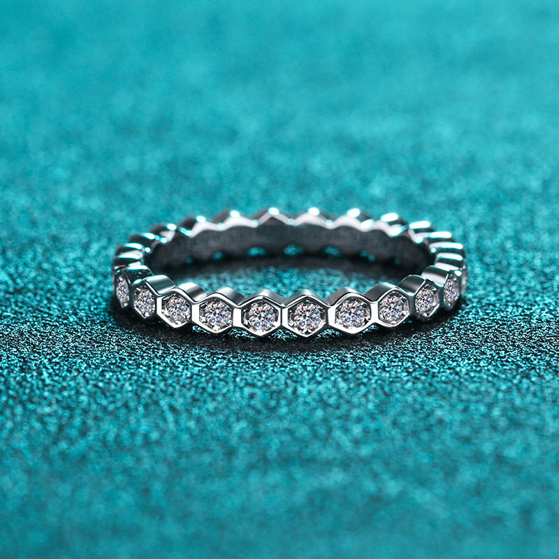 s925 sterling silver diamond wedding ring LadyShow.Store