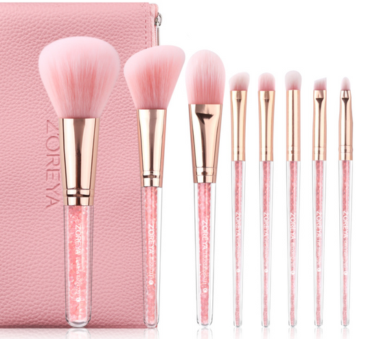 Pink quicksand makeup brush CJD2