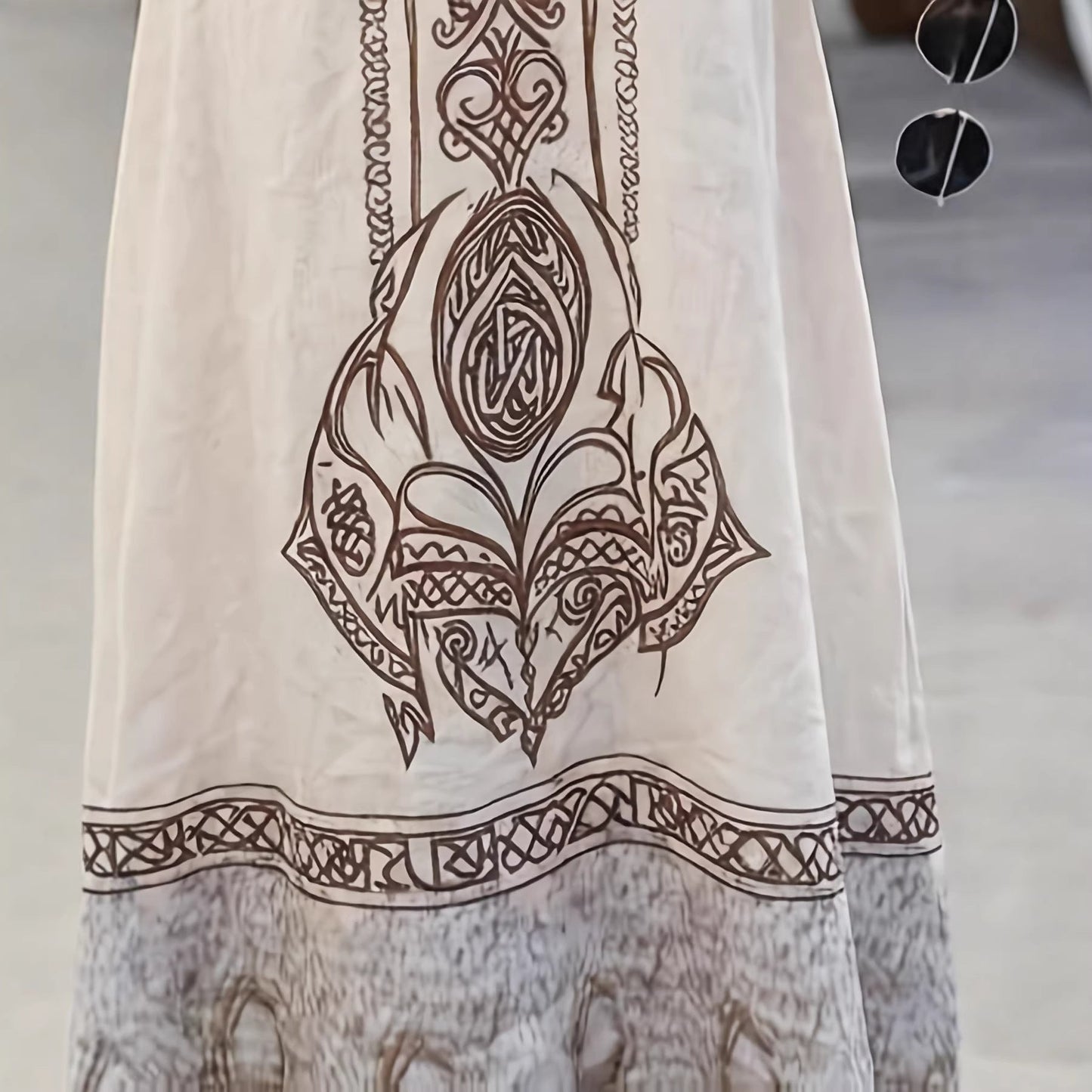 White Bohemian Style Dress For Women NorixaFashion.com