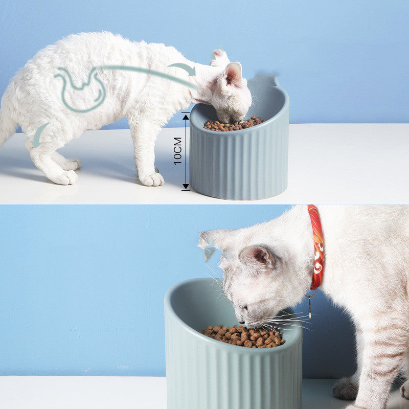 Roman cat bowl ceramic Pets Fashion