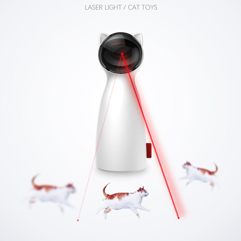 Creative Cat Pet LED Laser Funny Toy Smart Automatic Cat Exercise Training Entertaining Toy Pets Fashion