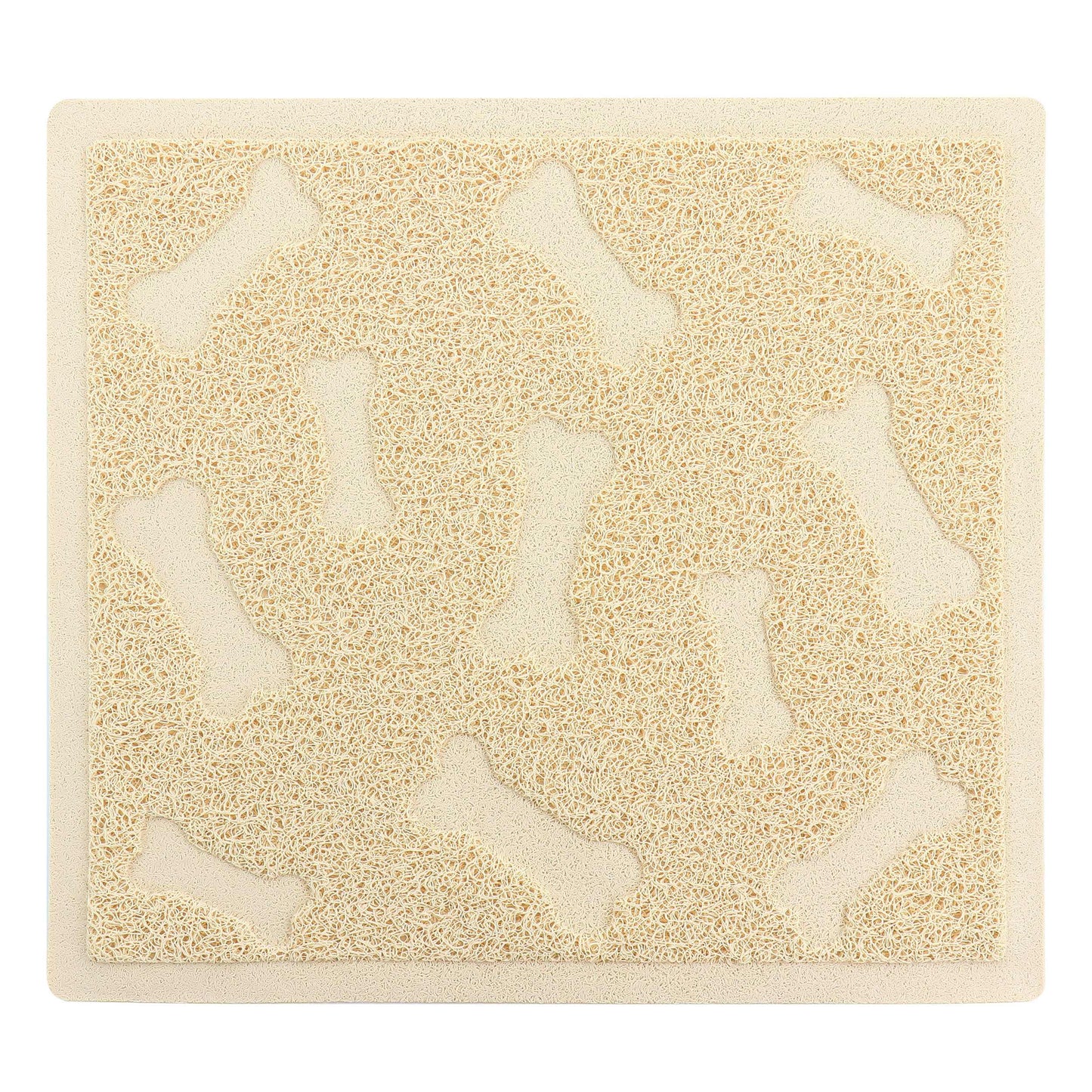 Gibson Everyday Pet Elements 17.7 x 15.75 Inch Dog Bone Placemat in Tan LuxuryLifeWay Online Store