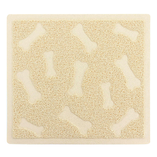 Gibson Everyday Pet Elements 17.7 x 15.75 Inch Dog Bone Placemat in Tan LuxuryLifeWay Online Store
