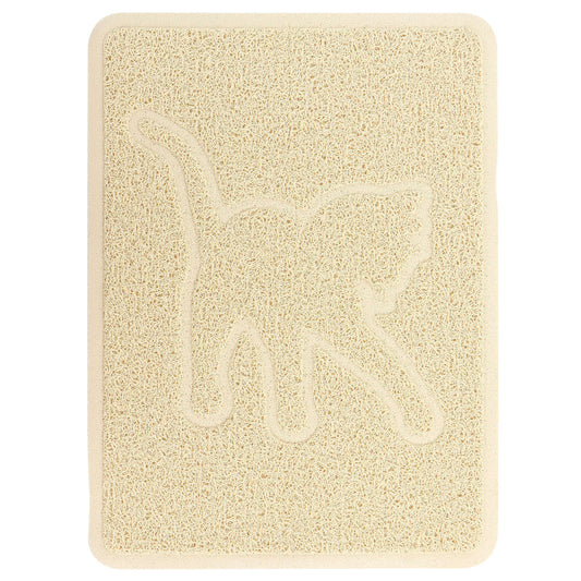 Gibson Everyday Pet Elements 18.5 x 13.78 Inch Cat Silhouette Placemat in Tan LuxuryLifeWay Online Store