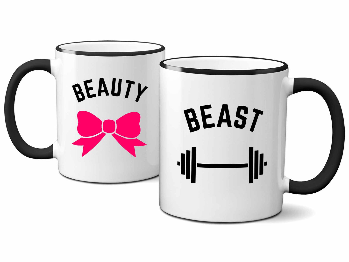 Beauty and Beast Coffee Mugs