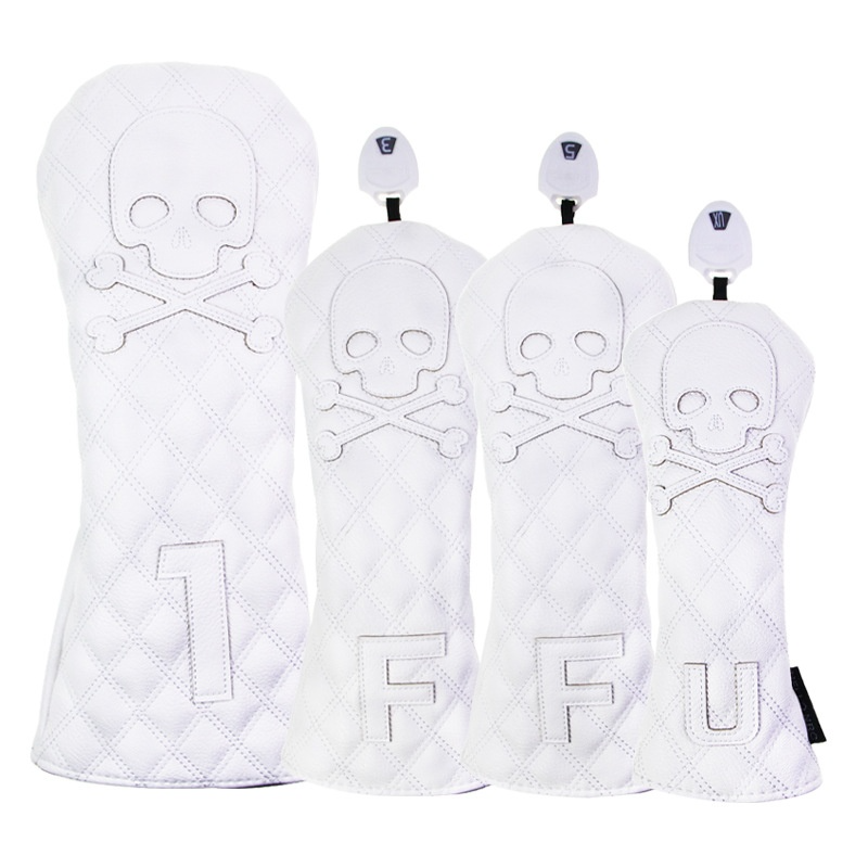 Black PU Leather Golf Club Headcovers Pi-Mart