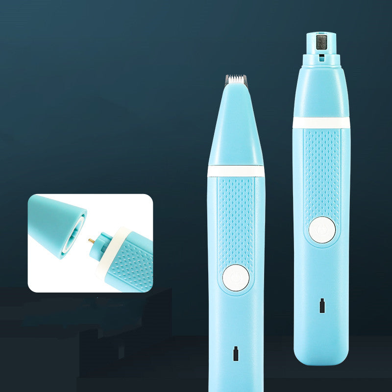 Pet Nail Polisher And Hair Trimmer One Machine Dual Purpose Household Pets Pets Fashion