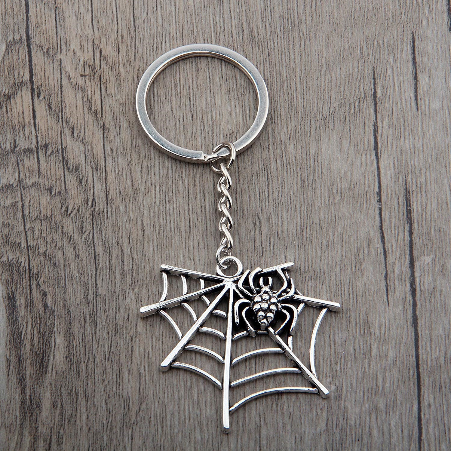 Europe And The United States Halloween Spider Web Shape Pendant Key Chain LadyShow.Store