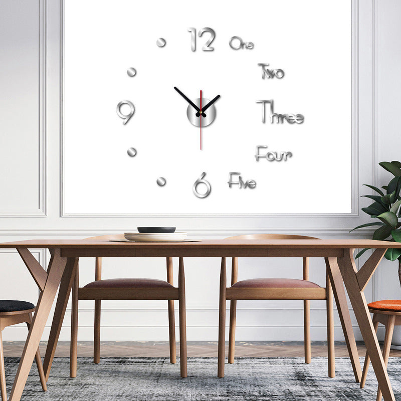 Creative wall mounted clock PearlNestDecor.com