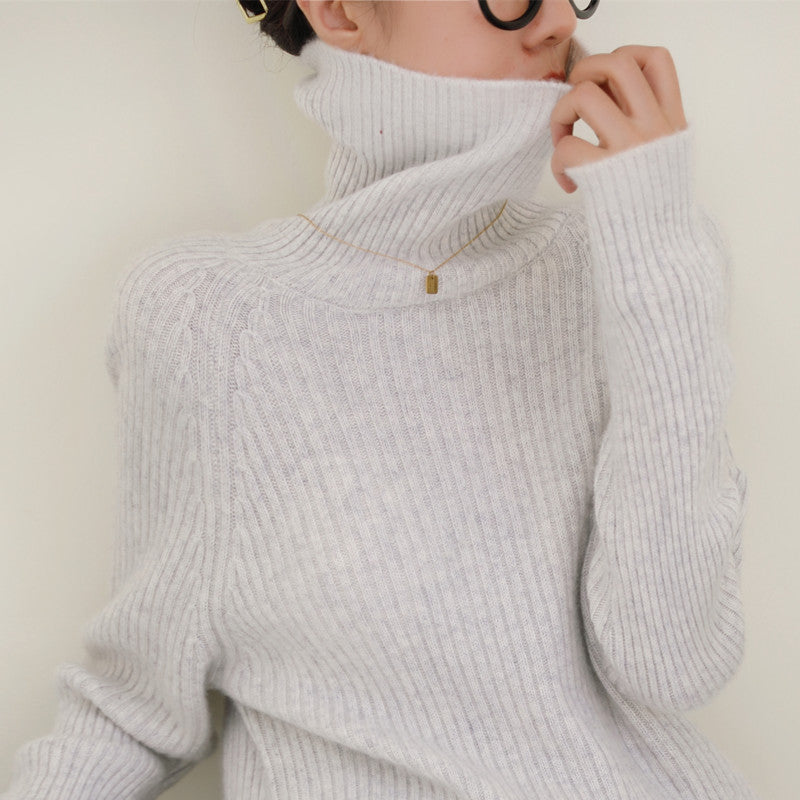 Thick Women Loose Woolen Sweater Women  Autumn LadyShow.Store
