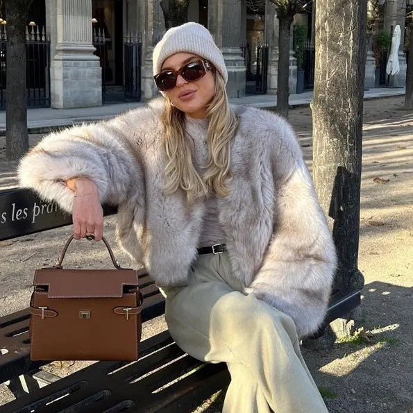 Fur Coat Short Tokas Fur Casual Women's Clothing Best YouTube Store
