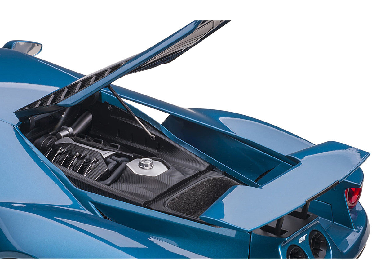 2017 Ford GT Liquid Blue Metallic 1/12 Model Car by Autoart LuxuryLifeWay Online Store