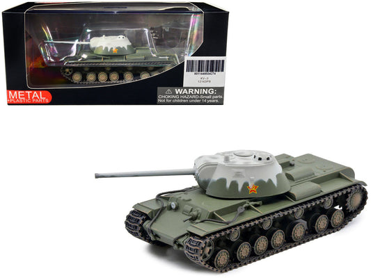 Soviet Kliment Voroshilov KV-3 Heavy Tank Winter Camouflage 1/72 Diecast Model by Panzerkampf LuxuryLifeWay Online Store
