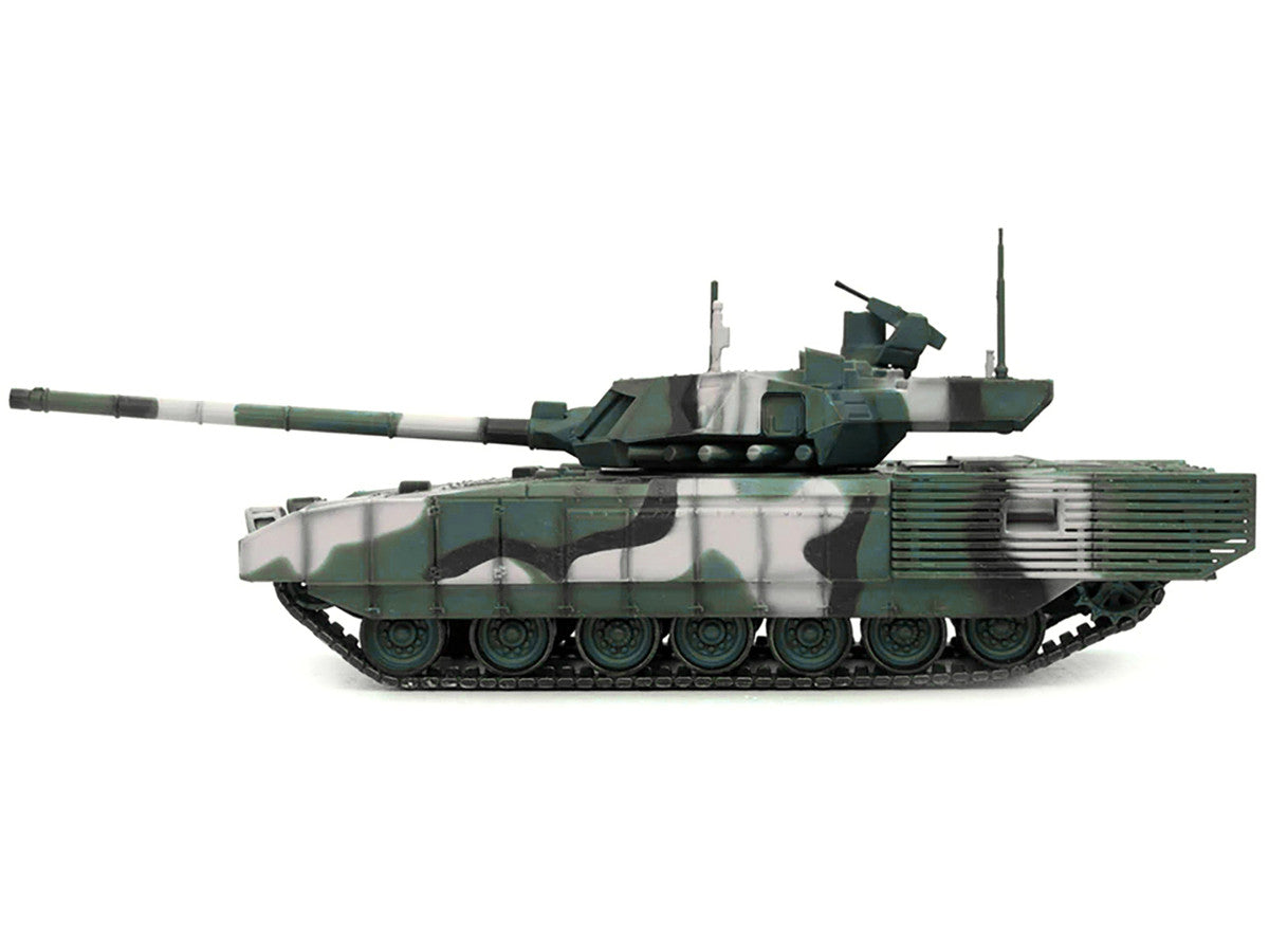Russian T14 Armata MBT (Main Battle Tank) Multi-Woodland Camouflage "Armor Premium" Series 1/72 Diecast Model by Panzerkampf LuxuryLifeWay Online Store