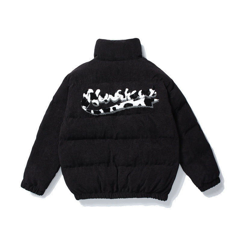 Men's Loose And Thickened Bread Coat Flocking Coat CJD