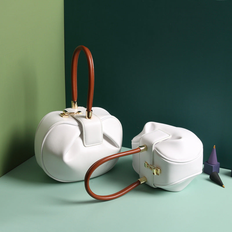 Leather handbags fashion dumplings handbag LadyShow.Store