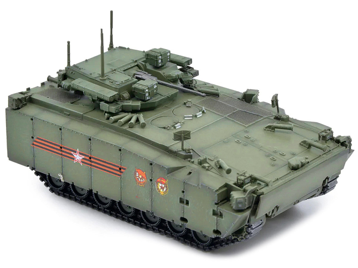 Russian (Object 695) Kurganets-25 Infantry Fighting Vehicle with Four Kornet-EM Guided Missiles - Moscow Victory Day Parade 1/72 Diecast Model by Panzerkampf LuxuryLifeWay Online Store