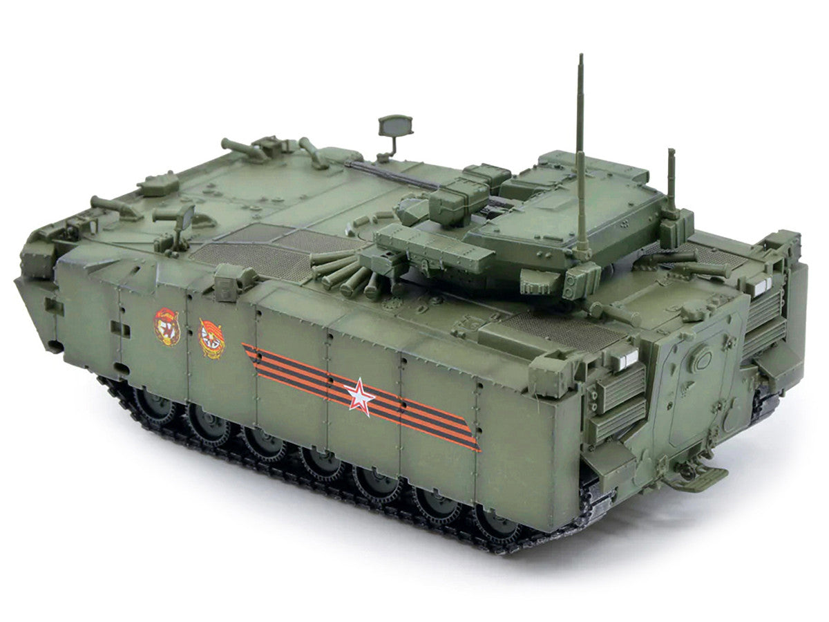 Russian (Object 695) Kurganets-25 Infantry Fighting Vehicle with Four Kornet-EM Guided Missiles - Moscow Victory Day Parade 1/72 Diecast Model by Panzerkampf LuxuryLifeWay Online Store
