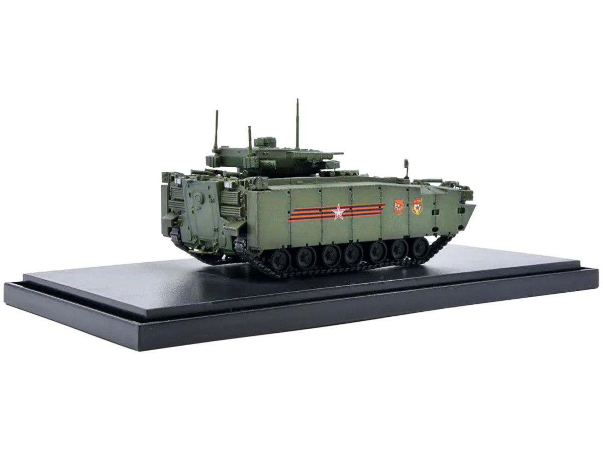 Russian (Object 695) Kurganets-25 Infantry Fighting Vehicle with Four Kornet-EM Guided Missiles - Moscow Victory Day Parade 1/72 Diecast Model by Panzerkampf LuxuryLifeWay Online Store
