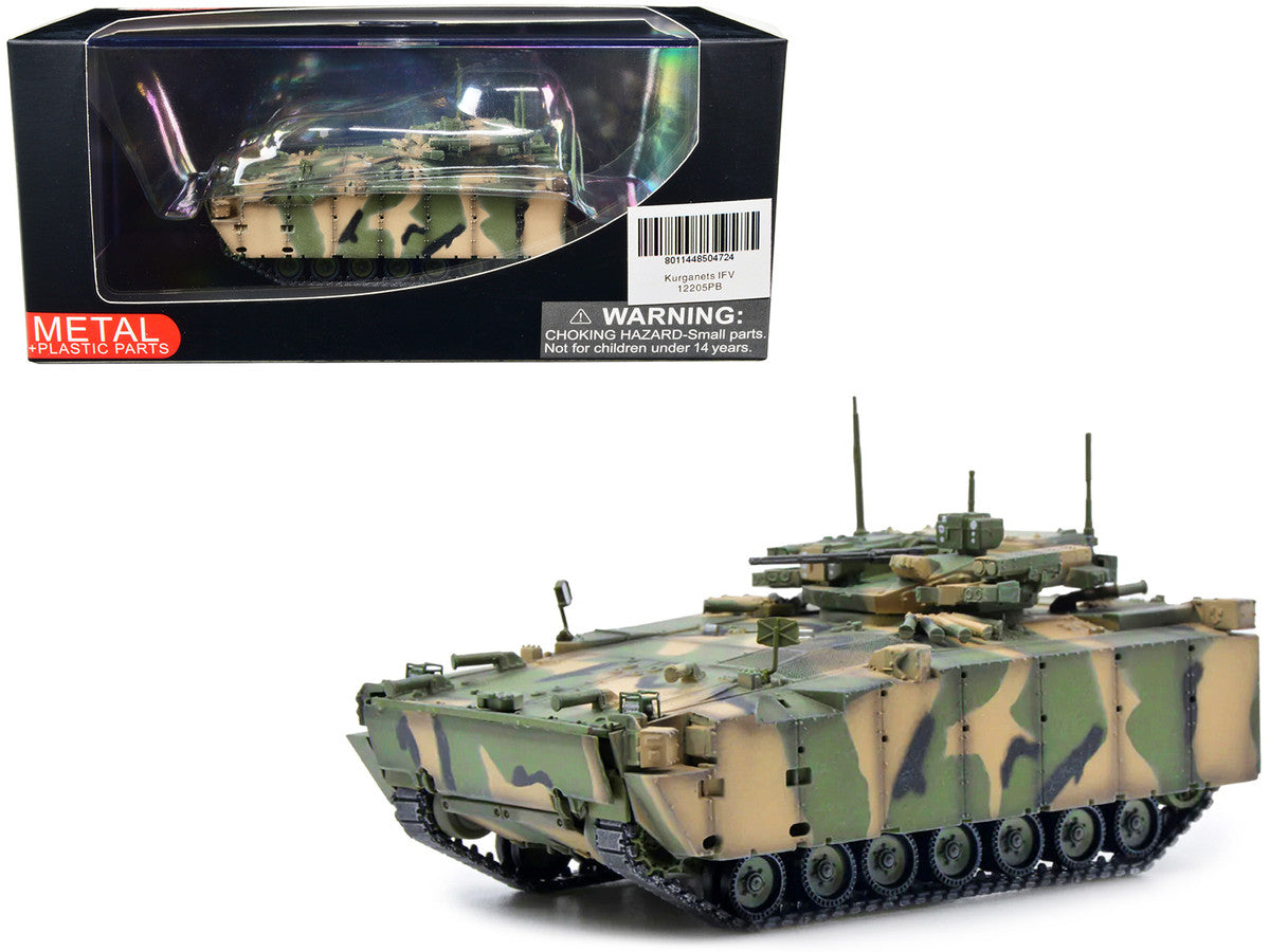 Russian (Object 695) Kurganets-25 Infantry Fighting Vehicle with Four Kornet EM Guided Missiles Camouflage 1/72 Diecast Model by Panzerkampf LuxuryLifeWay Online Store