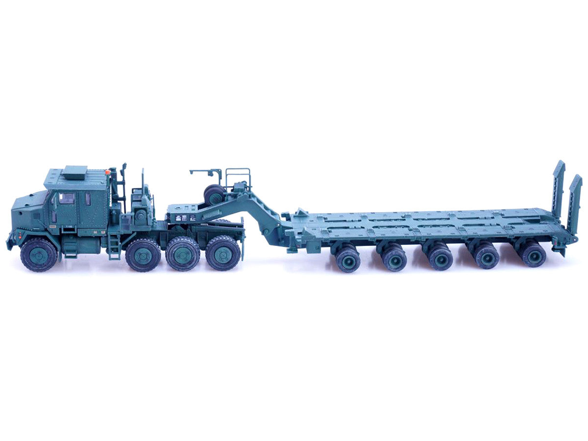 M1070 Heavy Equipment Transporter Army Green "Armor Premium" Series 1/72 Diecast Model by Panzerkampf LuxuryLifeWay Online Store