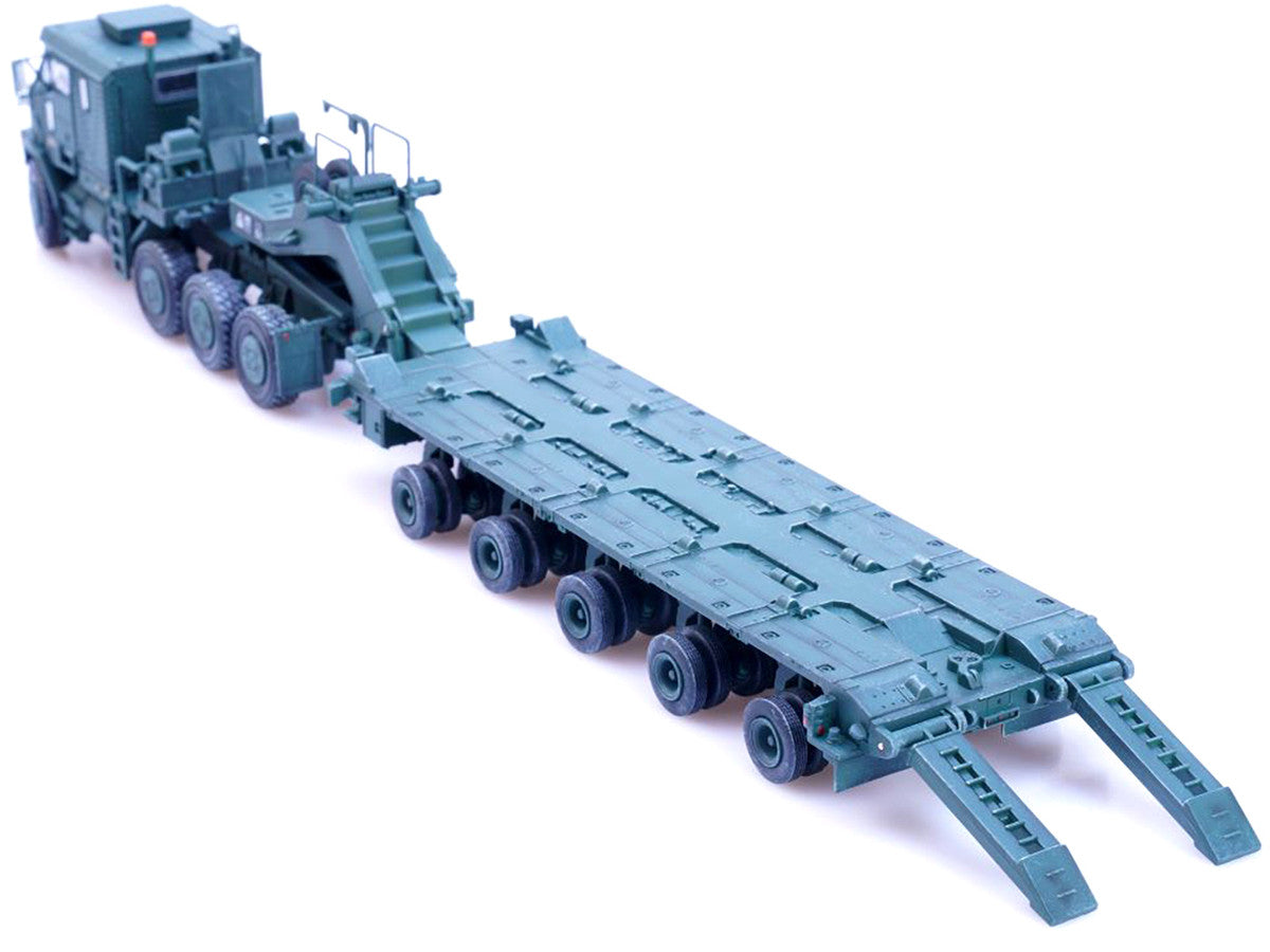 M1070 Heavy Equipment Transporter Army Green "Armor Premium" Series 1/72 Diecast Model by Panzerkampf LuxuryLifeWay Online Store