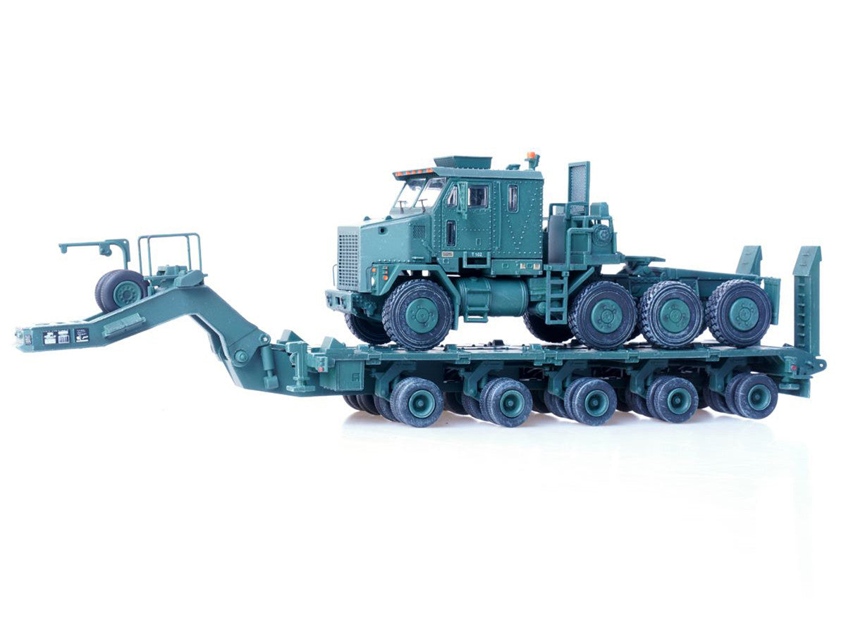 M1070 Heavy Equipment Transporter Army Green "Armor Premium" Series 1/72 Diecast Model by Panzerkampf LuxuryLifeWay Online Store