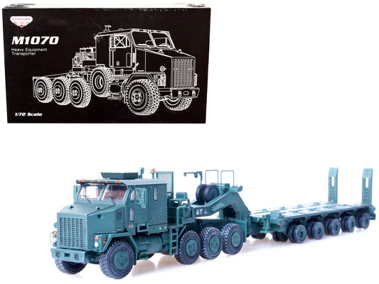 M1070 Heavy Equipment Transporter Army Green "Armor Premium" Series 1/72 Diecast Model by Panzerkampf LuxuryLifeWay Online Store
