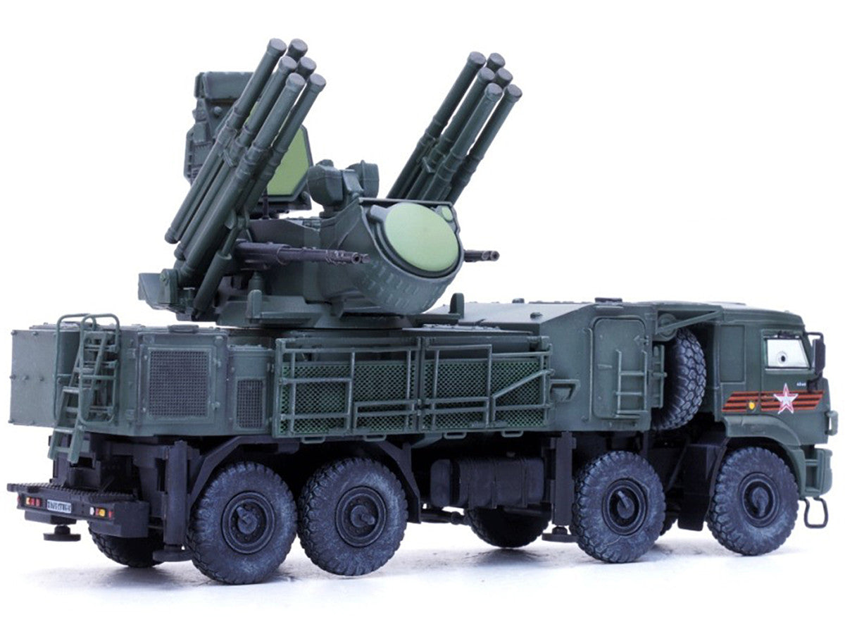 Pantsir S1 96K6 Self-Propelled Air Defense Weapon System "Victory Day Parade" Russian Army "Armor Premium" Series 1/72 Diecast Model by Panzerkampf LuxuryLifeWay Online Store