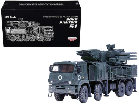 Pantsir S1 96K6 Self-Propelled Air Defense Weapon System "Ukraine War" Russian Army "Armor Premium" Series 1/72 Diecast Model by Panzerkampf LuxuryLifeWay Online Store