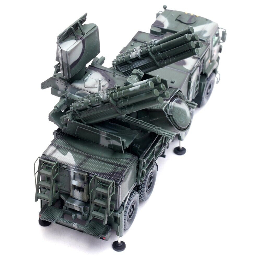 Pantsir S1 96K6 Self-Propelled Air Defense Weapon System Tri-Color Camouflage "Russia's Armed Forces" "Armor Premium" Series 1/72 Diecast Model by Panzerkampf LuxuryLifeWay Online Store