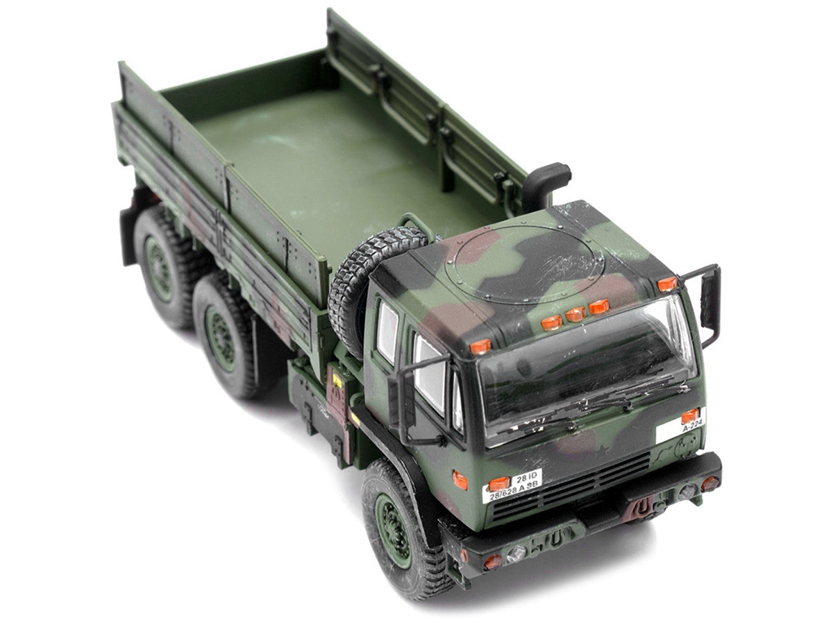 M1083 MTV (Medium Tactical Vehicle) Standard Cargo Truck NATO Camouflage "US Army" "Armor Premium" Series 1/72 Diecast Model by Panzerkampf LuxuryLifeWay Online Store