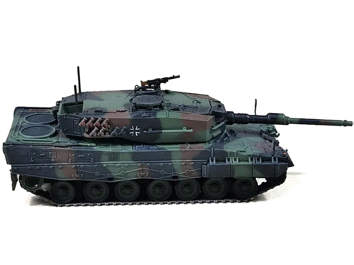Leopard 2A4 Main Battle Tank with Snorkel "NATO Camouflage" German Army "Armor Premium" Series 1/72 Diecast Model by Panzerkampf LuxuryLifeWay Online Store