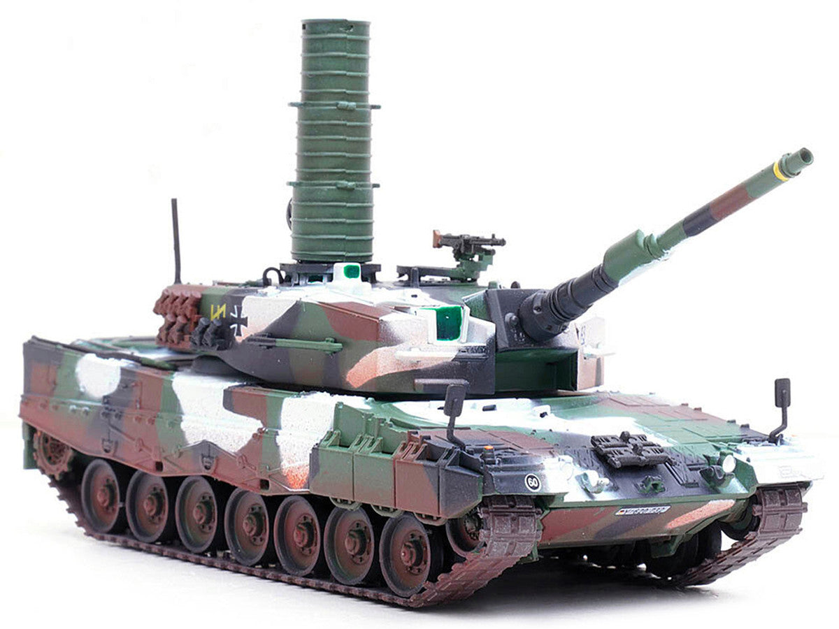 Leopard 2A4 Main Battle Tank with Snorkel "Winter Camouflage" German Army "Armor Premium" Series 1/72 Diecast Model by Panzerkampf LuxuryLifeWay Online Store
