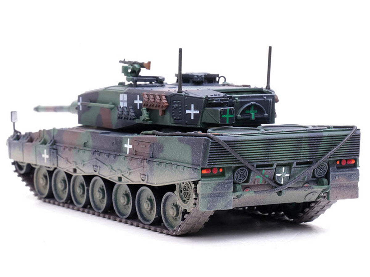 Leopard 2A4 Main Battle Tank with Snorkel "3-Tone Camouflage" Ukrainian Army "Armor Premium" Series 1/72 Diecast Model by Panzerkampf LuxuryLifeWay Online Store