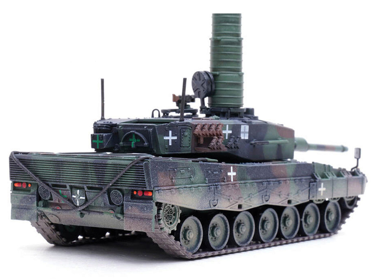 Leopard 2A4 Main Battle Tank with Snorkel "3-Tone Camouflage" Ukrainian Army "Armor Premium" Series 1/72 Diecast Model by Panzerkampf LuxuryLifeWay Online Store