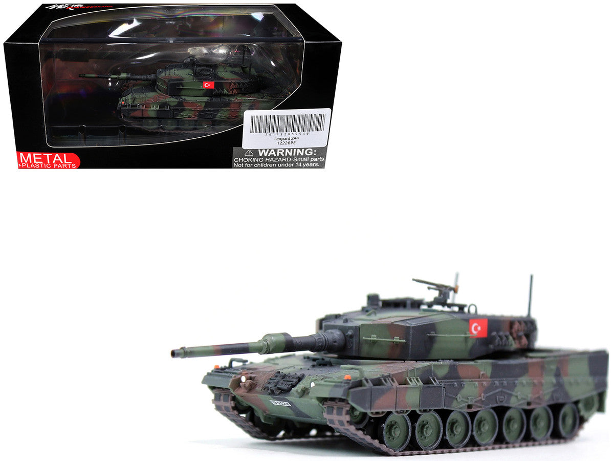 Leopard 2A4 Main Battle Tank "2nd Cavalry Armoured Brigade Turkey-Syria Border" (2016) Turkish Army "Armor Premium" Series 1/72 Diecast Model by Panzerkampf LuxuryLifeWay Online Store