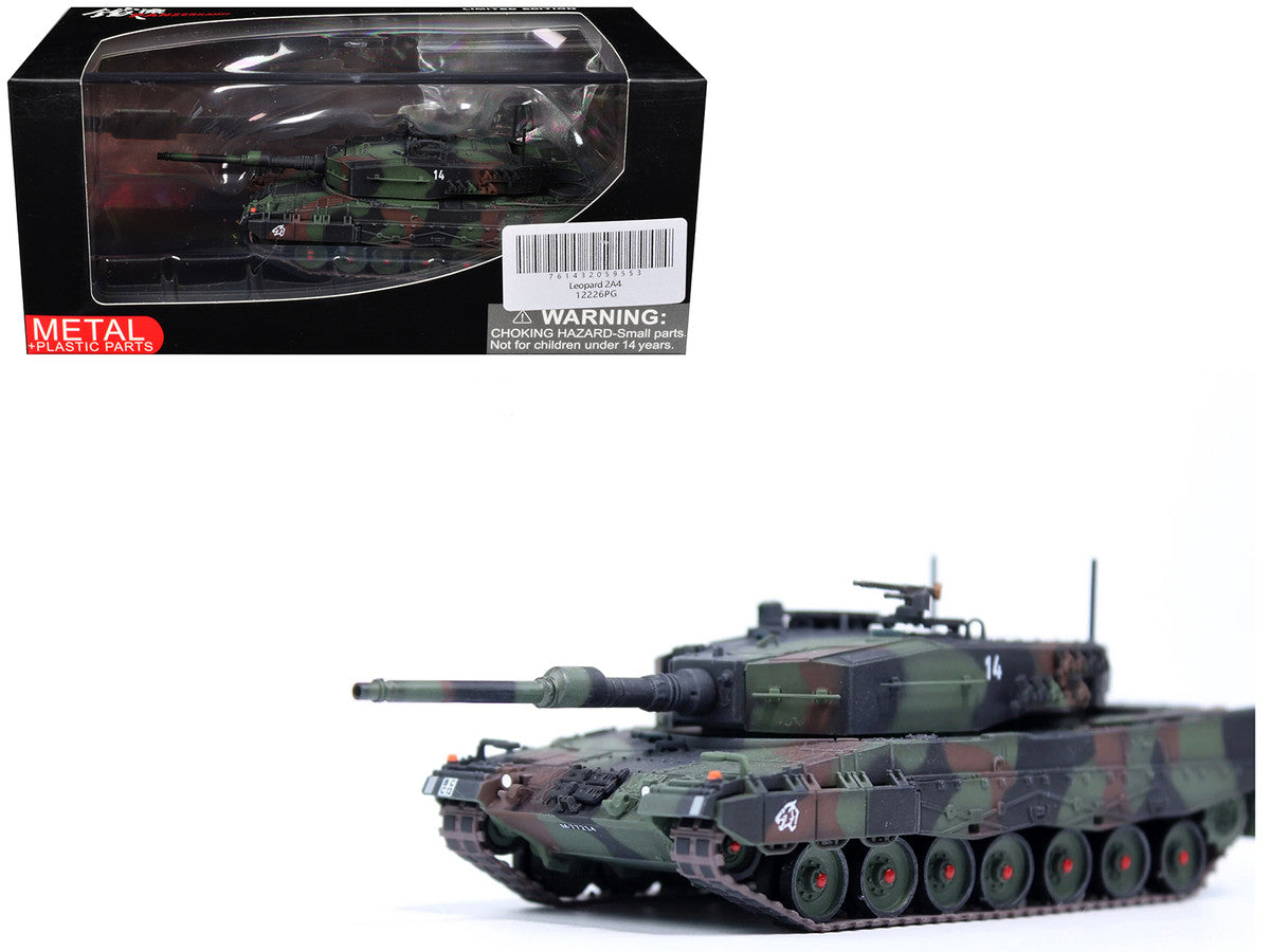Leopard 2A4 Main Battle Tank "Pz.87 13th Pz Btn Steel Army Parade Thun Switzerland" (2006) Swiss Army "Armor Premium" Series 1/72 Diecast Model by Panzerkampf LuxuryLifeWay Online Store