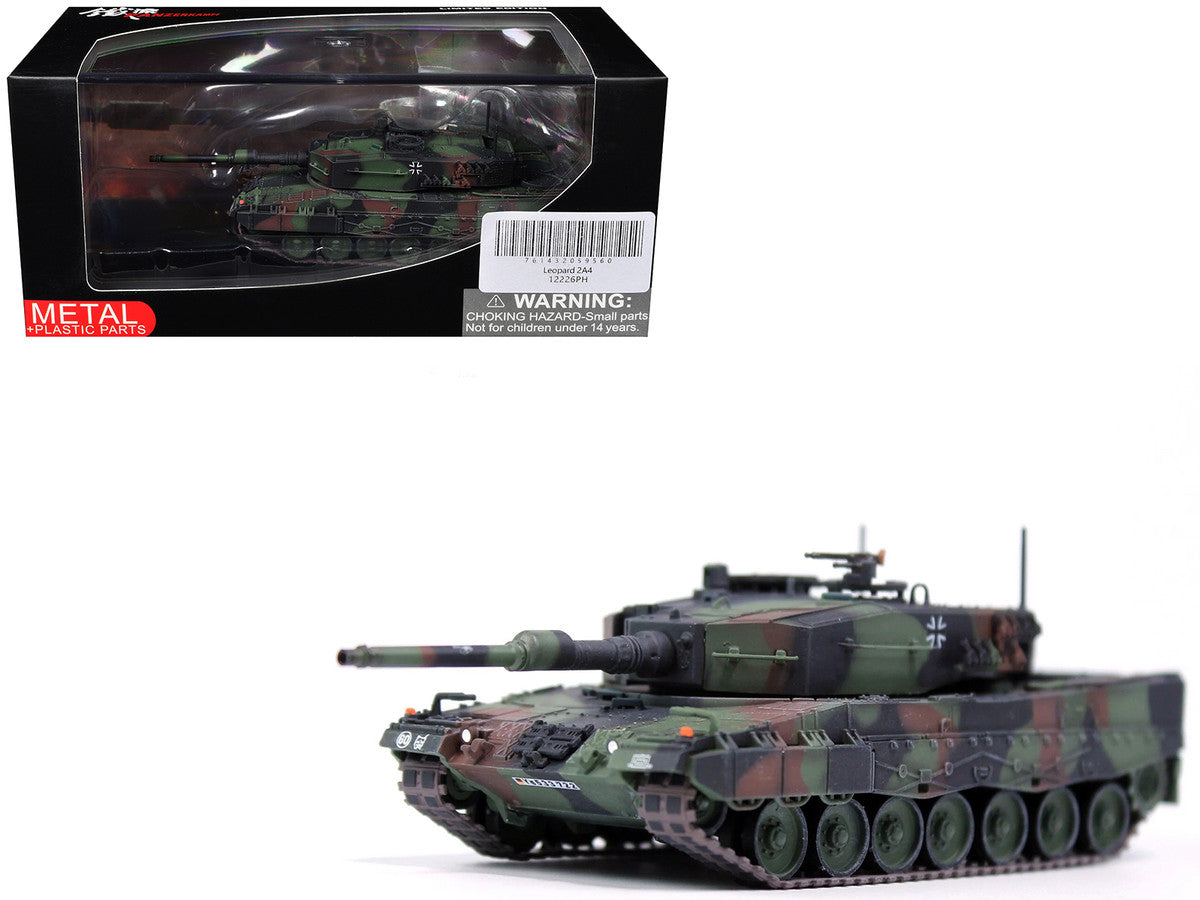 Leopard 2A4 Main Battle Tank "Bundeswehr 361st Panzer Battalion Certain Challenge West Germany" (1988) West German Army "Armor Premium" Series 1/72 Diecast Model by Panzerkampf LuxuryLifeWay Online Store