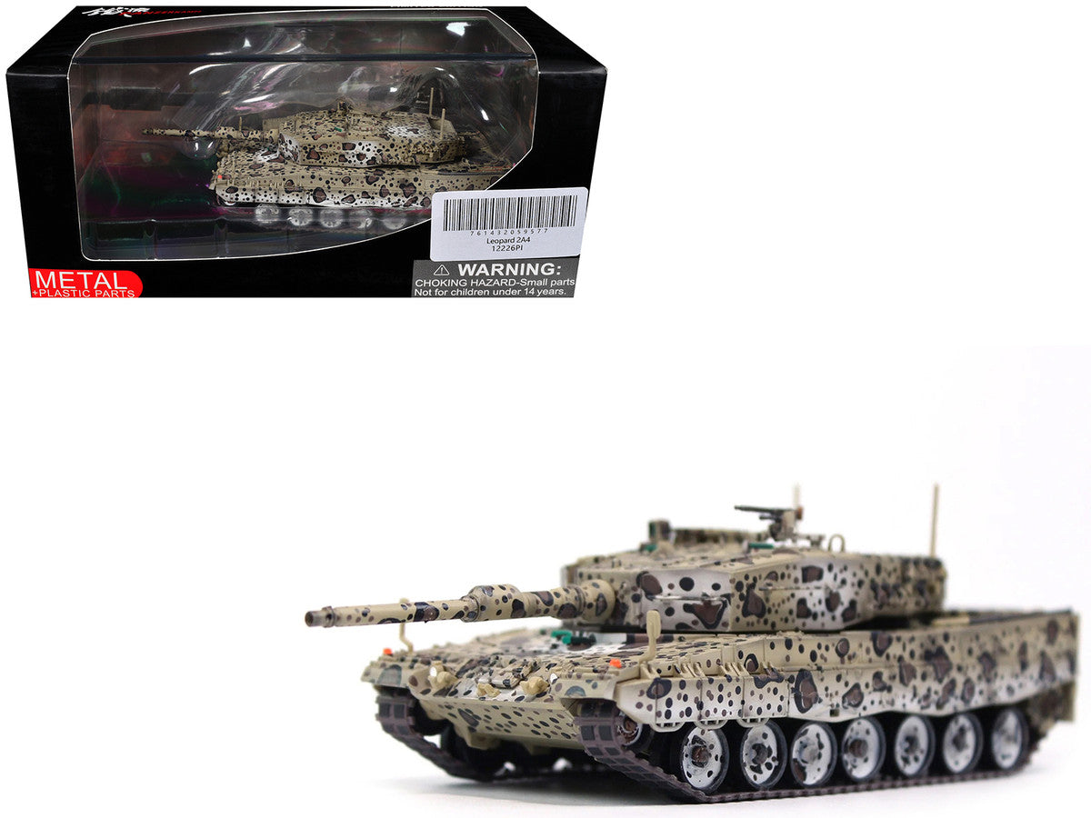 Leopard 2A4 Main Battle Tank "Jaguar Scheme" Austrian Army "Armor Premium" Series 1/72 Diecast Model by Panzerkampf LuxuryLifeWay Online Store