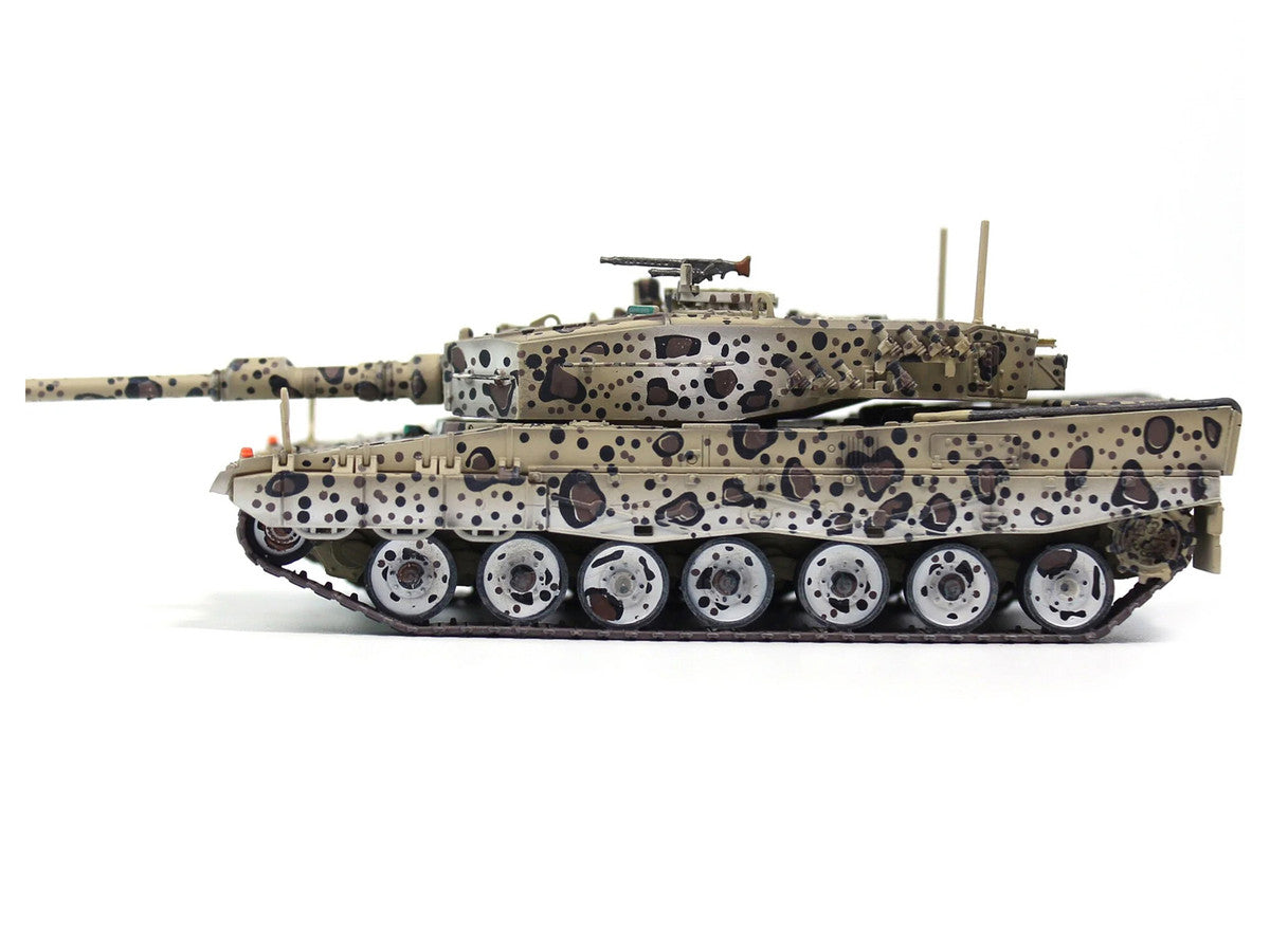 Leopard 2A4 Main Battle Tank "Jaguar Scheme" Austrian Army "Armor Premium" Series 1/72 Diecast Model by Panzerkampf LuxuryLifeWay Online Store