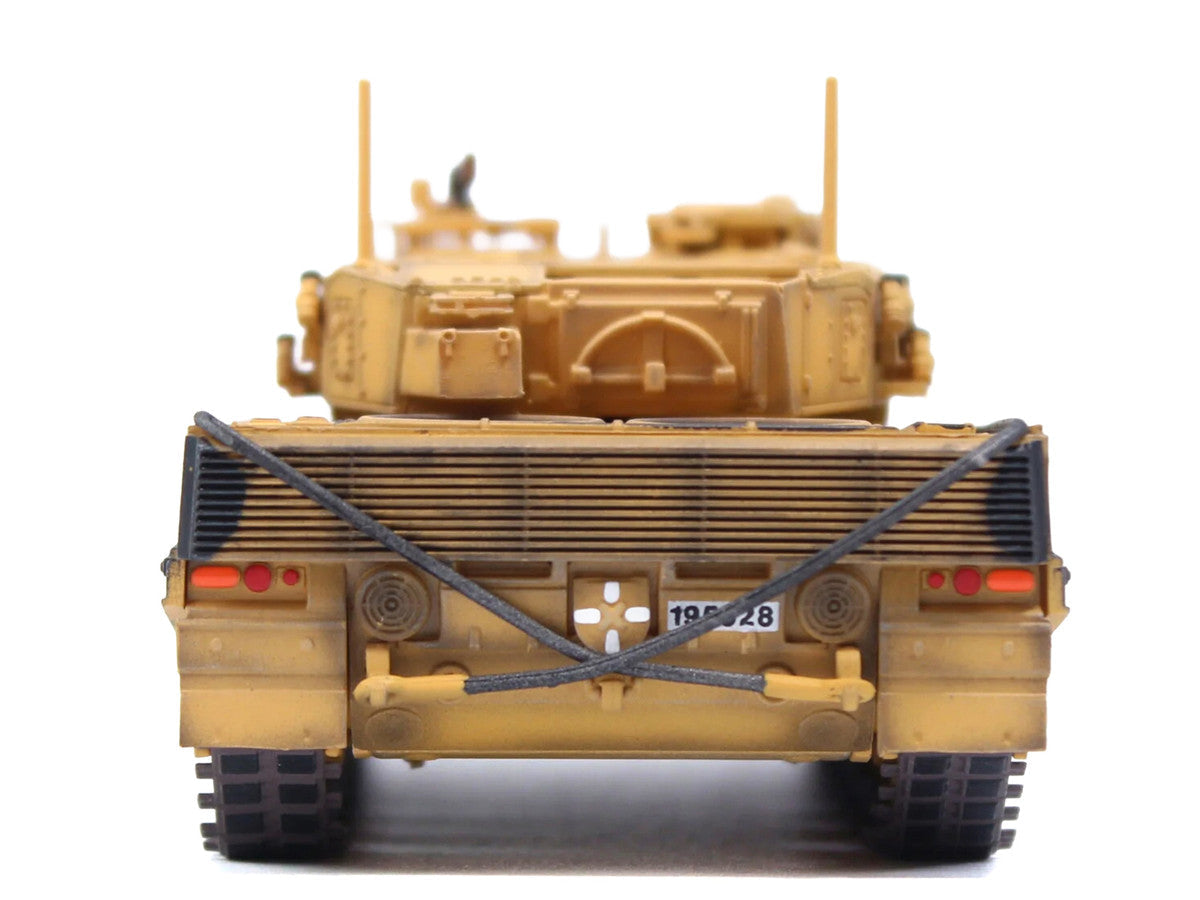 Leopard 2A4 Main Battle Tank "Desert Camouflage 2nd Cavalry Armored Brigade Turkey-Syrian Border" (2016) Turkish Army "Armor Premium" Series 1/72 Diecast Model by Panzerkampf LuxuryLifeWay Online Store
