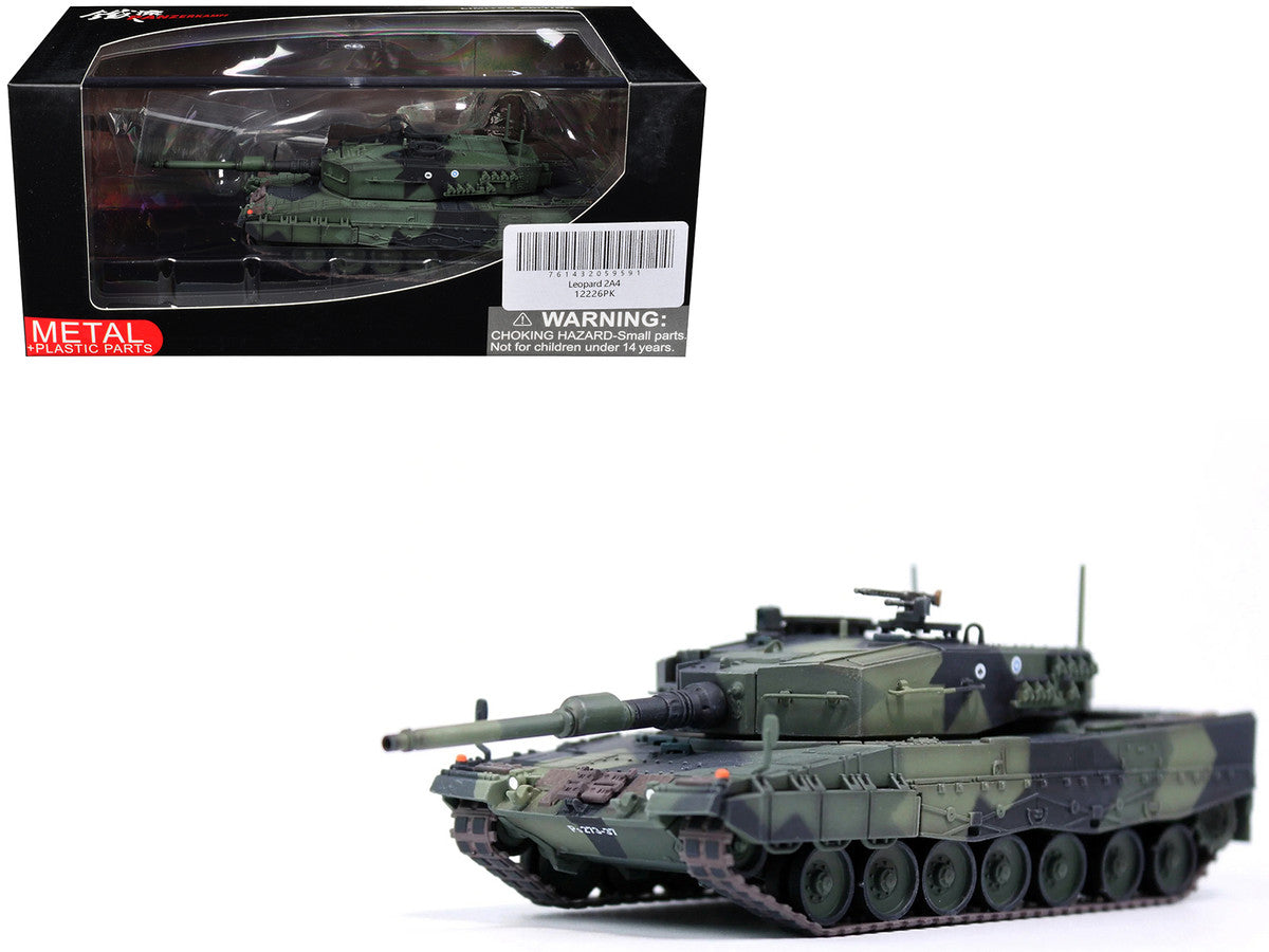 Leopard 2A4 Main Battle Tank "Finland" Finnish Army "Armor Premium" Series 1/72 Diecast Model by Panzerkampf LuxuryLifeWay Online Store