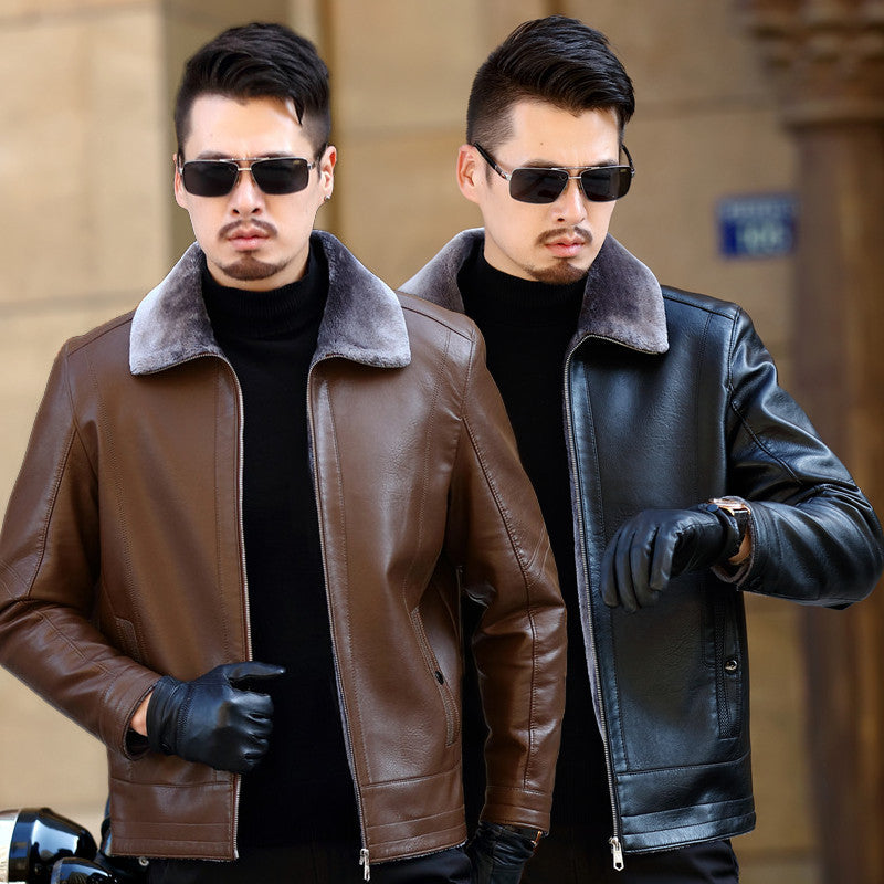 Middle aged sheepskin jacket Best YouTube Store