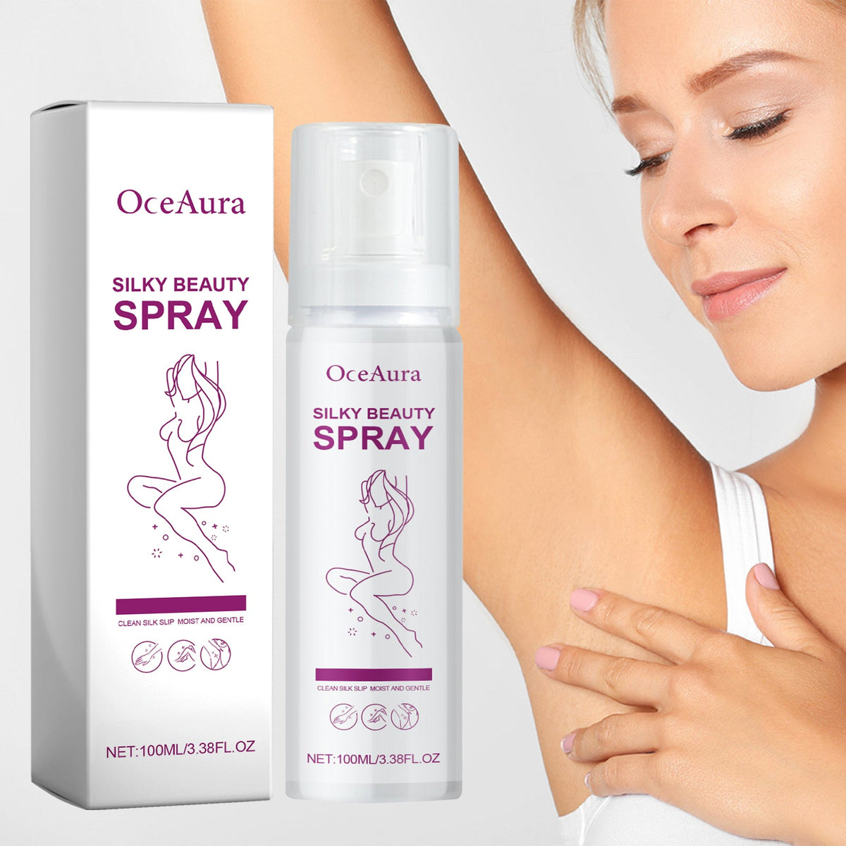 Mild Painless Hair Removal Mousse Spray Underarm Hand Hair, Leg Hair, Whole Body Hair Removal Spray Hair Removal Spray 1 0 0ml 1 Box Tri Light Beauty