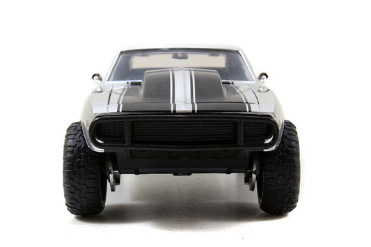 Roman's Chevrolet Camaro Z/28 Silver "Fast & Furious 7" Movie 1/24 Diecast Model Car by Jada LuxuryLifeWay Online Store