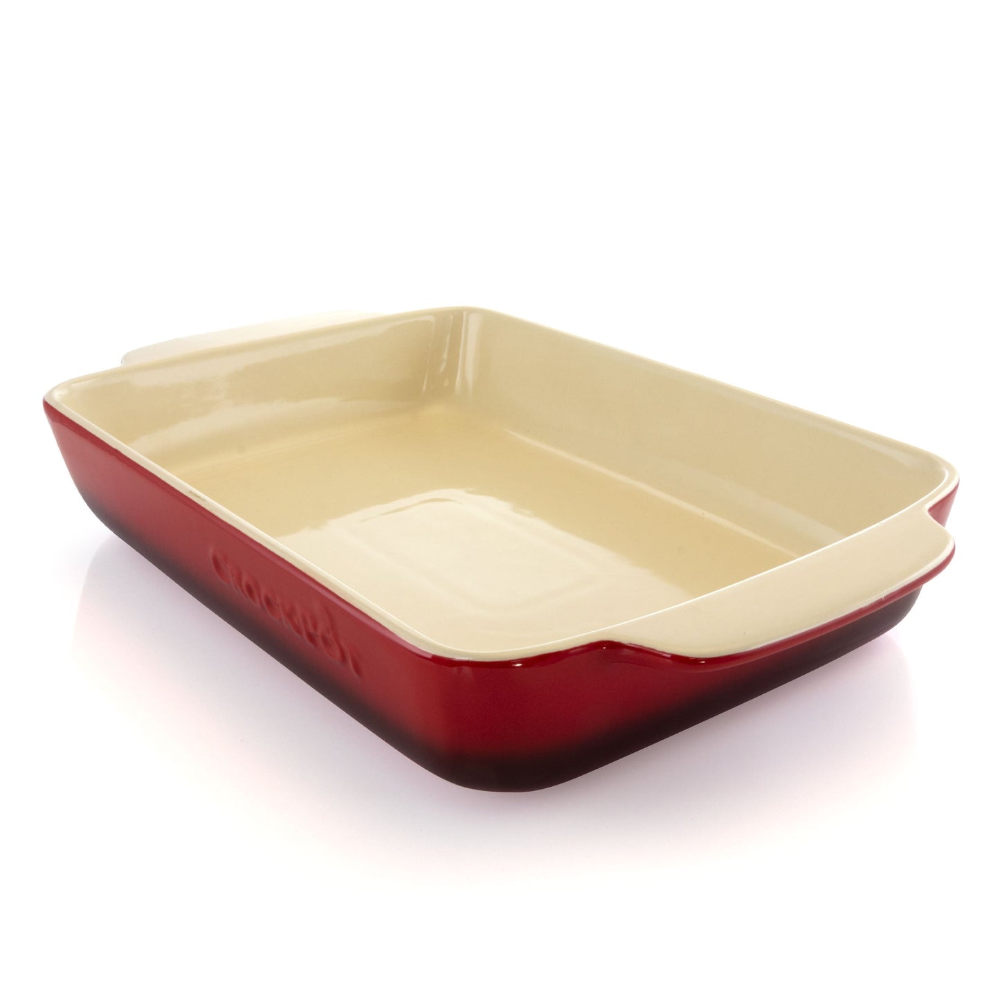 Crock Pot Artisan 4 Quart Stoneware Bake Pan in Red LuxuryLifeWay Online Store