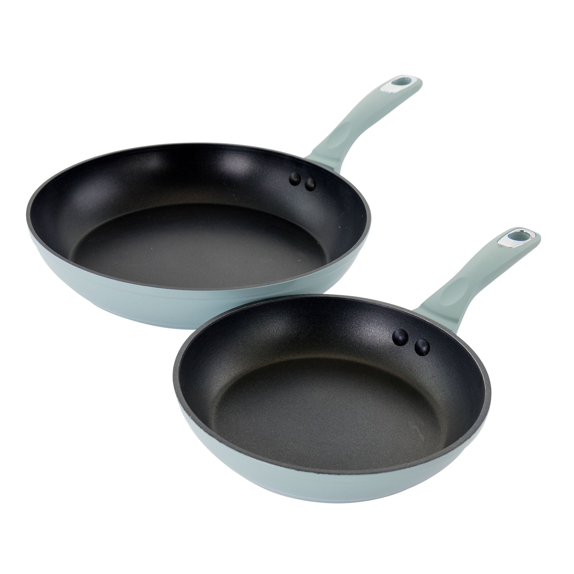Oster Lynhurst 2 Piece Aluminum Nonstick Frying Pan Set in Blue LuxuryLifeWay Online Store